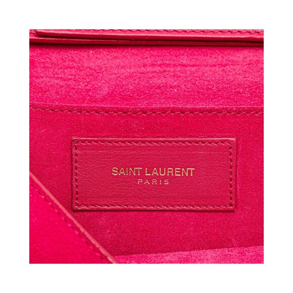 Pre Loved saint laurent Mini Smooth Calfskin Chyc Crossbody Women Pink Crossbody - Picture 5 of 8